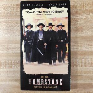 Tombstone  VHS Val Kilmer Kurt Russell (VHS, 1994) Western Cult Wild West VTG 90